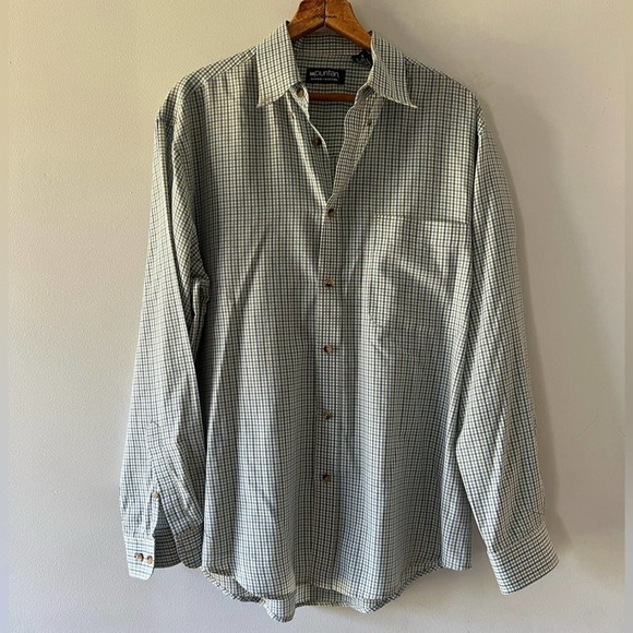 PURITAN PLAID LONG‎ SLEEVE BUTTON DOWN SHIRT, size Medium 38/40 - Picture 1 of 12